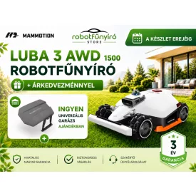   LUBA 3 AWD 1500 robotfűnyíró + ajándék univerzális garázs