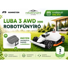   LUBA 3 AWD 3000 robotfűnyíró + ajándék univerzális garázs