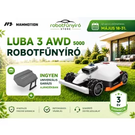   LUBA 3 AWD 5000 robotfűnyíró + ajándék univerzális garázs